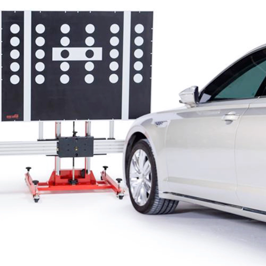 A vehicle receiving an ADAS calibration