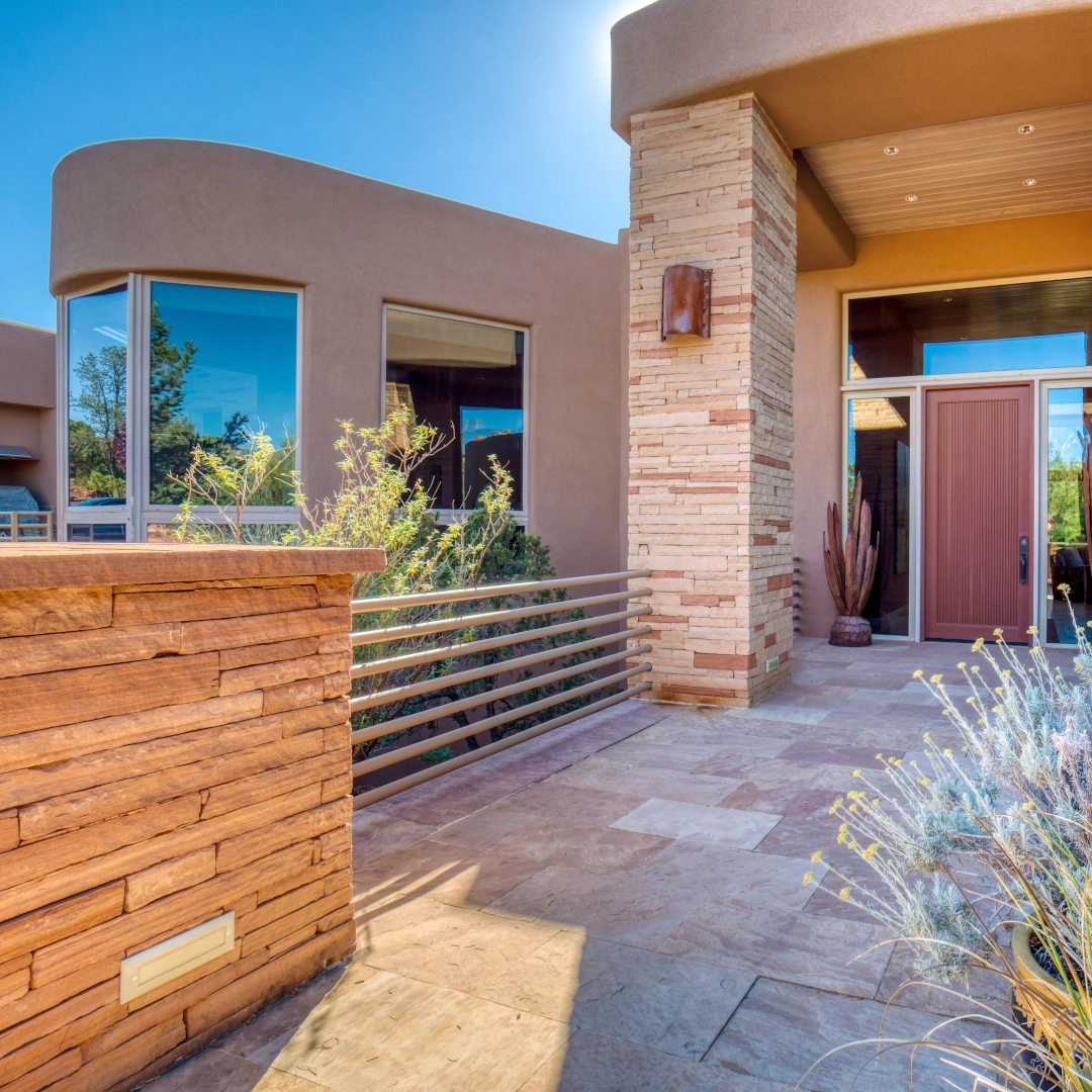 A tinted Arizona residential home
