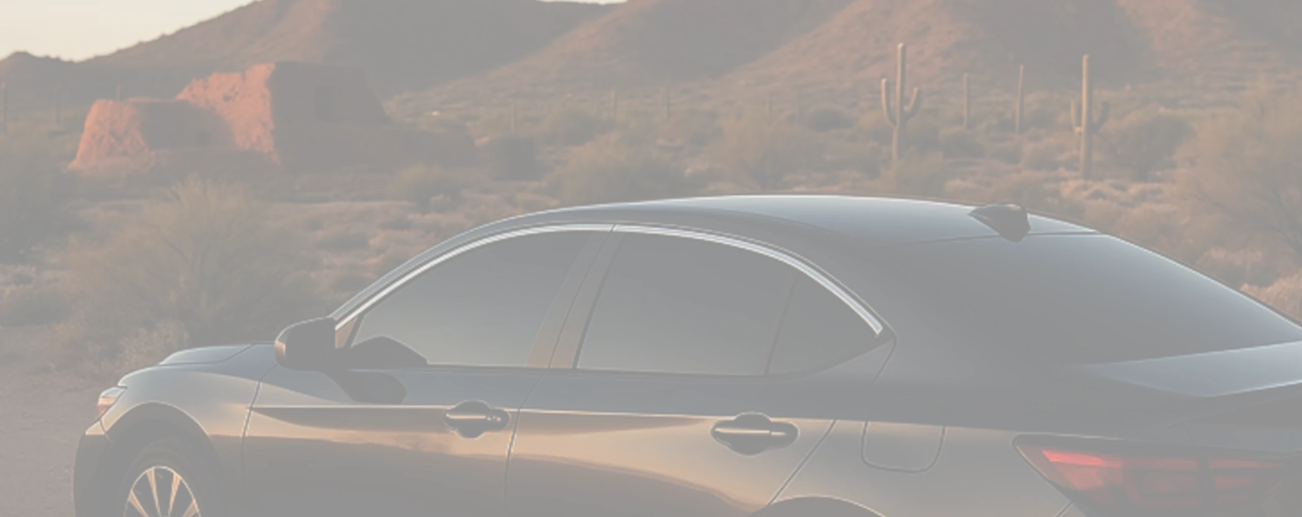 a car with auto window tint in mesa az
