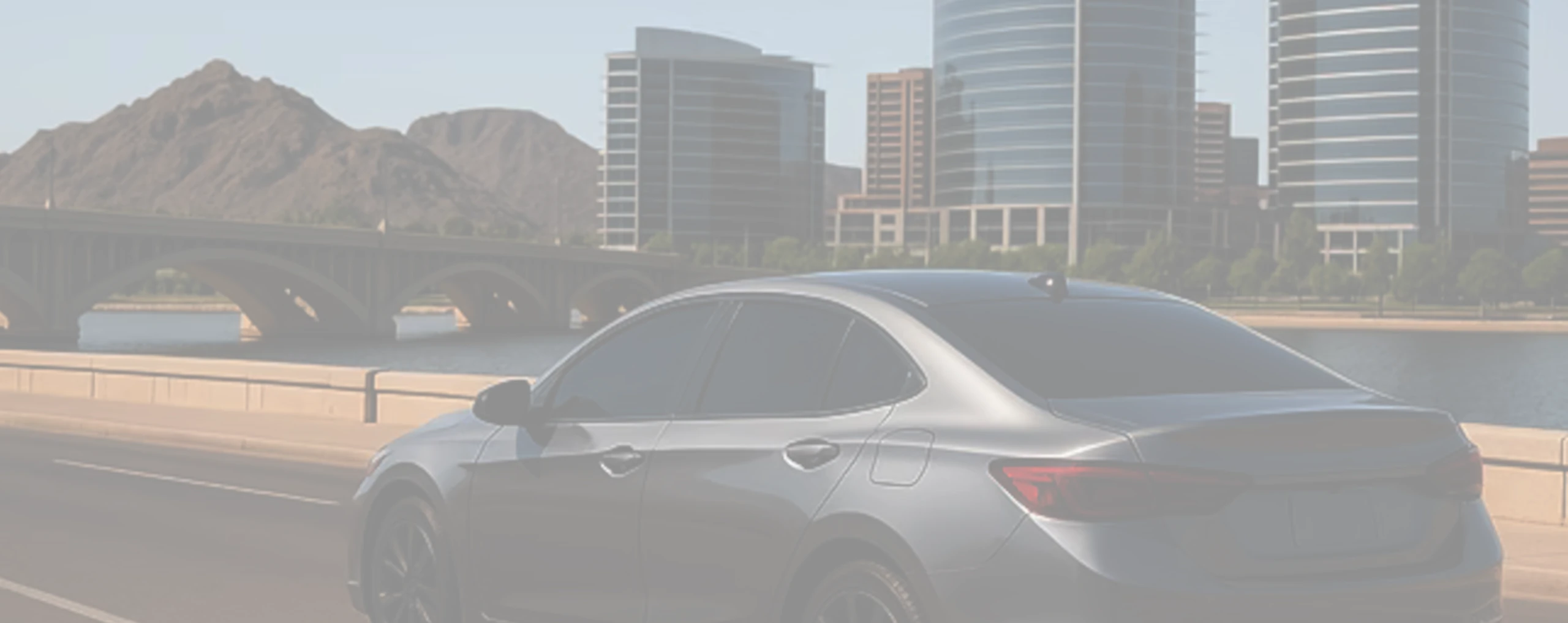 a car with auto window tint in tempe az