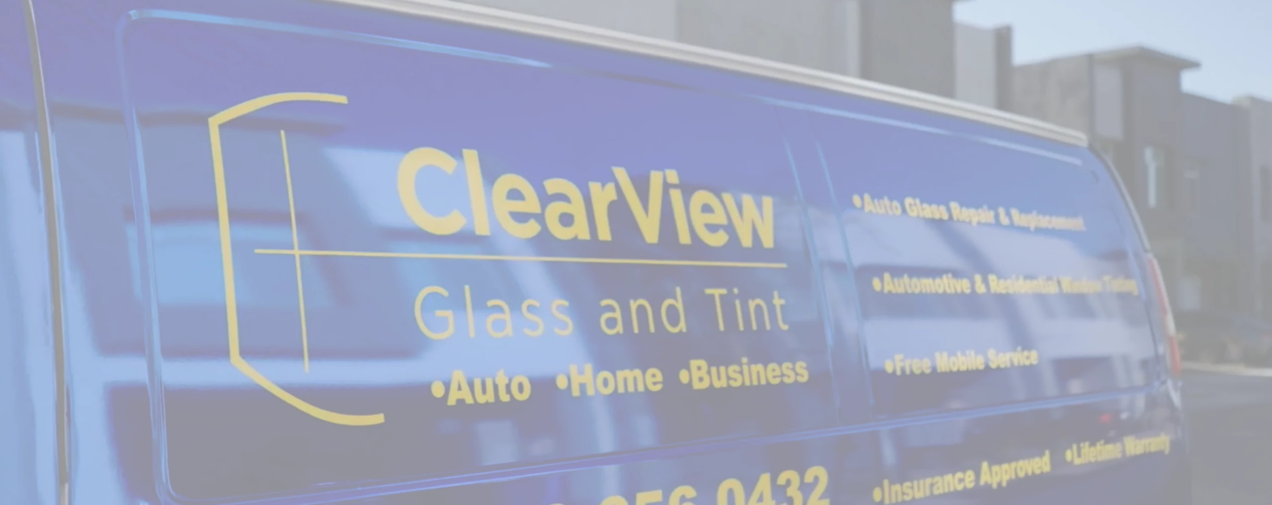 an image of a ClearView mobile service van