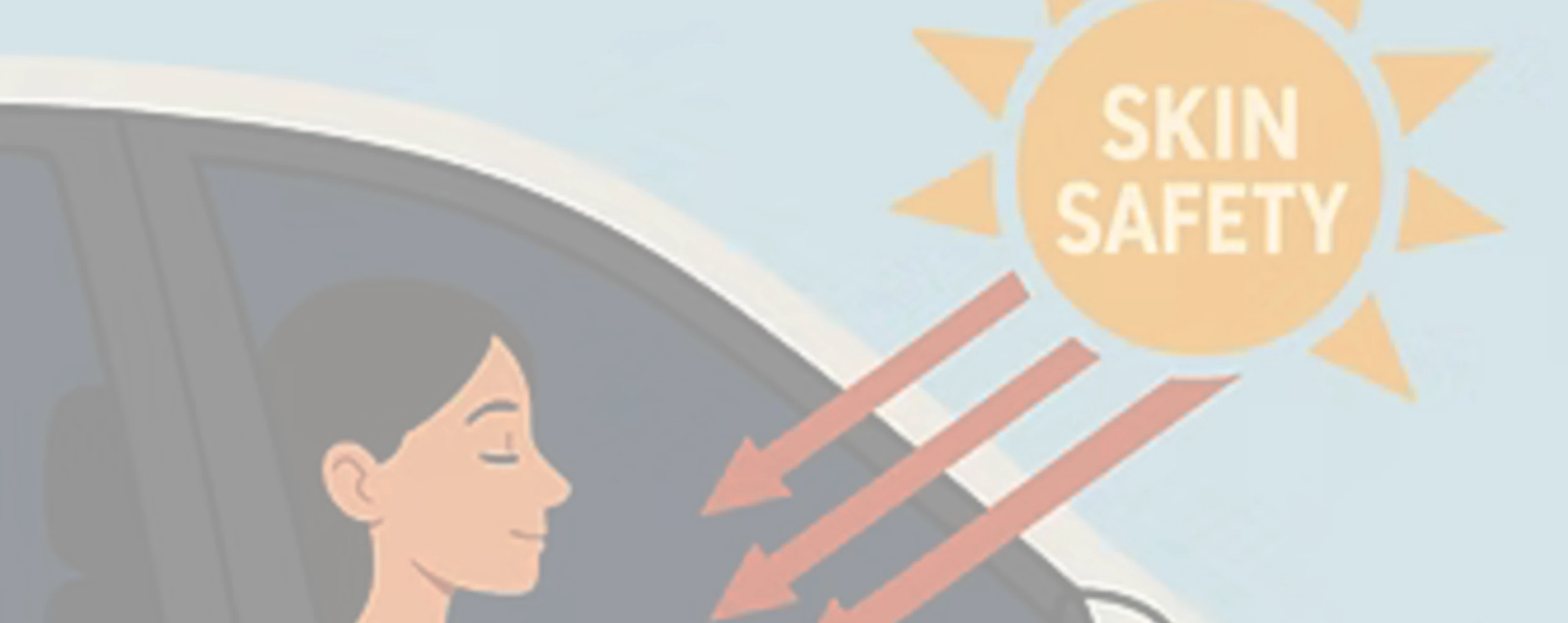 a drawing of a car with auto window tint in the phoenix sun