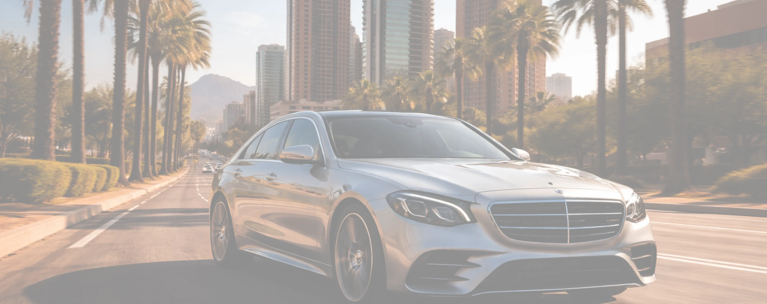 a luxury vehicle with paint protection film driving through phoenix